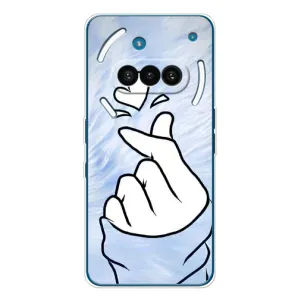 Чехлы (Знак сердечка) на Nothing Phone (3a) (Сердечка знак)