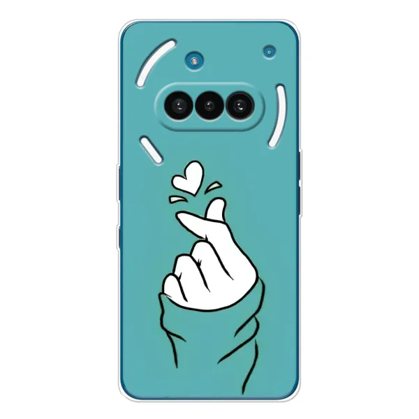 Чехол с рисунком «Сердечко на бирюзовом» для Nothing Phone (3a) Чехол с рисунком «Сердечко на бирюзовом» для Nothing Phone (3a)
