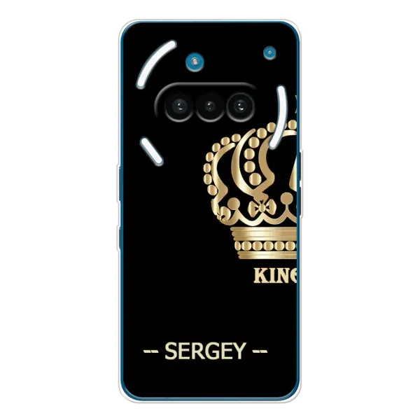 Чехол с рисунком «SERGEY» для Nothing Phone (3a) Чехол с рисунком «SERGEY» для Nothing Phone (3a)