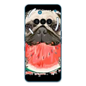 Чехол (ТПУ) Милые собачки для Nothing Phone (3a) (Смешной Мопс)