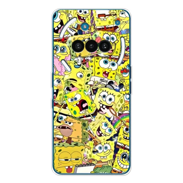 Чехол с рисунком «Спанч Боб Арт» для Nothing Phone (3a) Чехол с рисунком «Спанч Боб Арт» для Nothing Phone (3a)