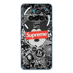Чехол с Брендами одежды на Надинг Фон (3а) (Supreme Маус)
