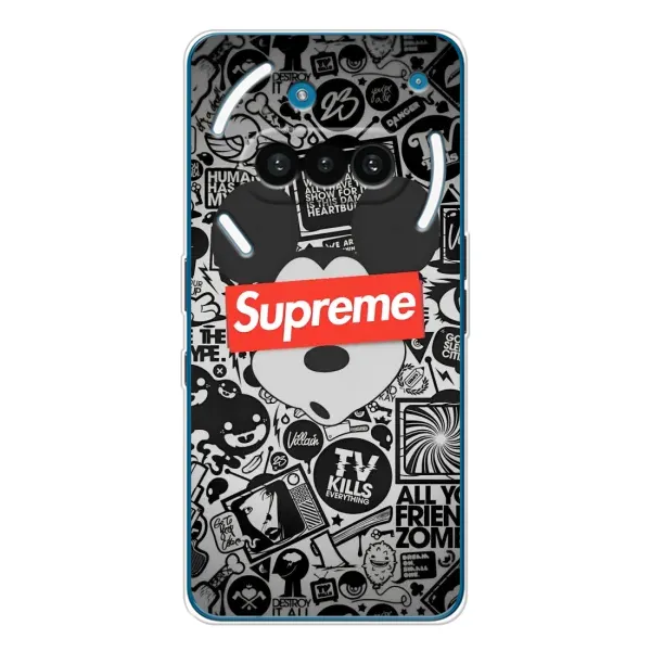 Чехол с рисунком «Supreme Маус» для Nothing Phone (3a) Чехол с рисунком «Supreme Маус» для Nothing Phone (3a)