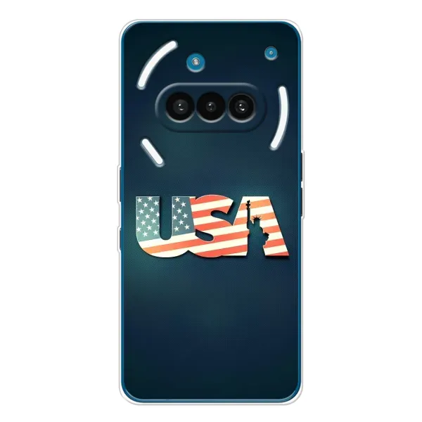 Чехол с рисунком «USA» для Nothing Phone (3a) Чехол с рисунком «USA» для Nothing Phone (3a)