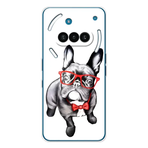 Чехол с рисунком «В очках» для Nothing Phone (3a) Чехол с рисунком «В очках» для Nothing Phone (3a)