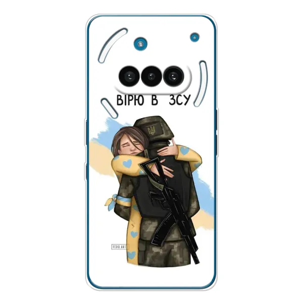Чехол с рисунком «Верим в ЗСУ» для Nothing Phone (3a)