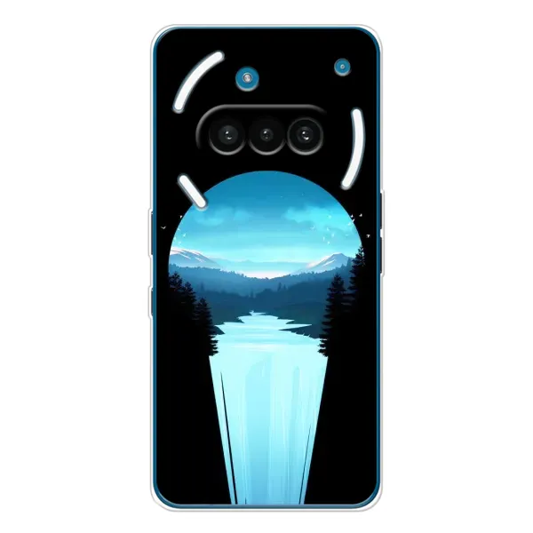 Чохол з малюнком «Синій Водоспад» для Nothing Phone (3a) Чохол з малюнком «Синій Водоспад» для Nothing Phone (3a)