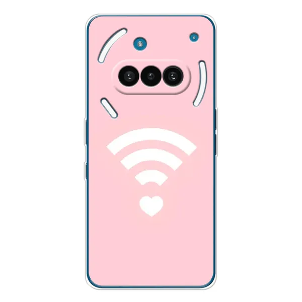 Чехол с рисунком «WiFi Love» для Nothing Phone (3a) Чехол с рисунком «WiFi Love» для Nothing Phone (3a)