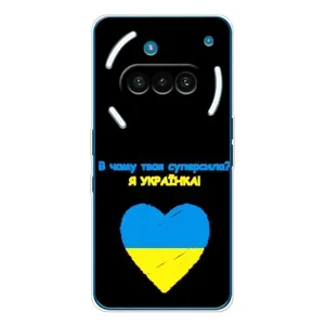 Силиконовый Чехол на Nothing Phone (3a) (Я-Украина) (Я Украинка)