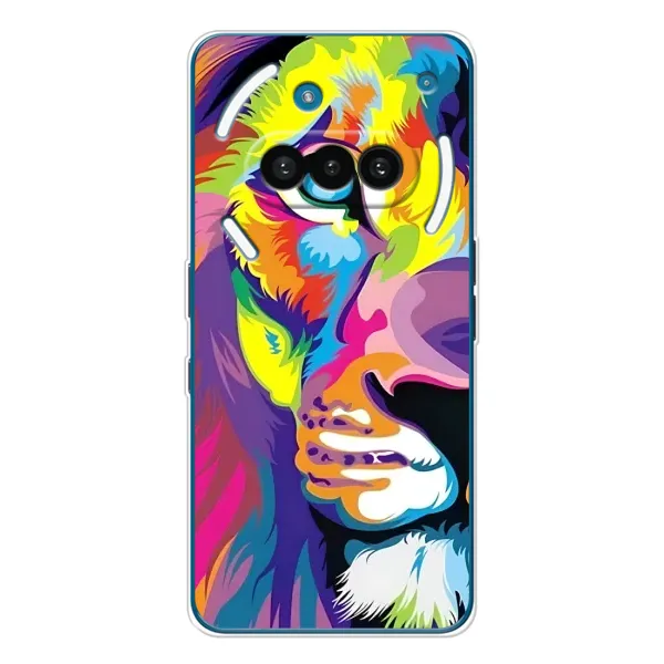 Чехол с рисунком «Яркий Лев» для Nothing Phone (3a) Чехол с рисунком «Яркий Лев» для Nothing Phone (3a)