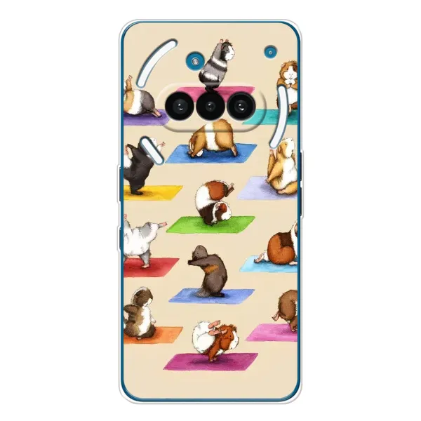 Чехол с рисунком «Ёга свинок» для Nothing Phone (3a) Чехол с рисунком «Ёга свинок» для Nothing Phone (3a)
