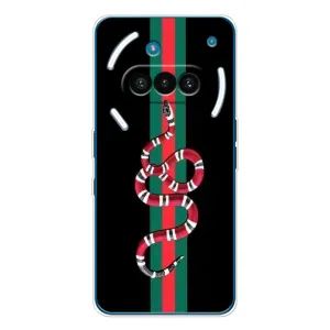 Чохли бренд ГУЧЧІ для Nothing Phone (3a) (Змій Гуччі)