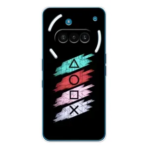 Чехол КИБЕРСПОРТ для Nothing Phone (3a) (Значки Sony)