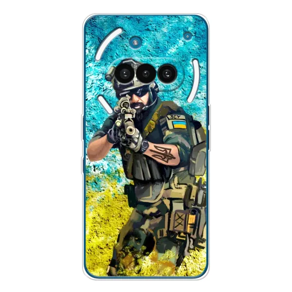 Чехол с рисунком «ЗСУ Воин» для Nothing Phone (3a) Чехол с рисунком «ЗСУ Воин» для Nothing Phone (3a)