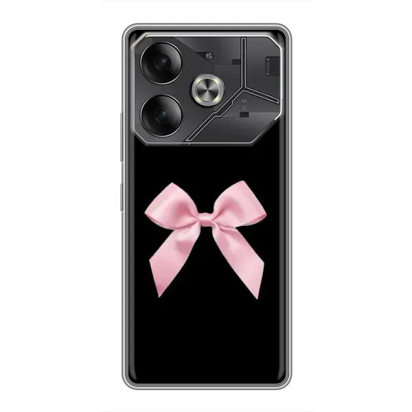 Чехол с рисунком «Бант на черном» для Nothing Phone (4a) Pro Чехол с рисунком «Бант на черном» для Nothing Phone (4a) Pro