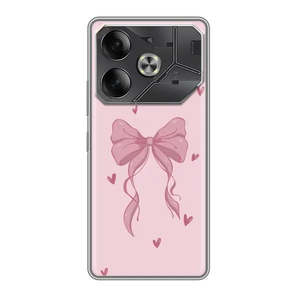 Чехол с рисунком «Бант на розовом» для Nothing Phone (4a) Pro Чехол с рисунком «Бант на розовом» для Nothing Phone (4a) Pro
