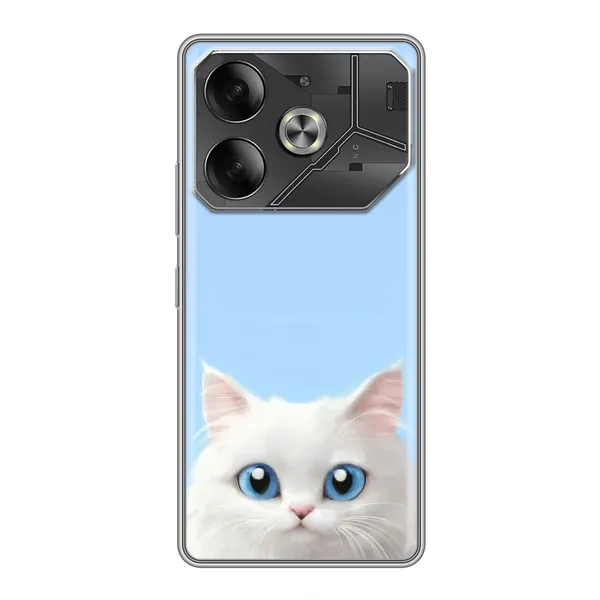 Чехол с рисунком «Белый кот» для Nothing Phone (4a) Pro Чехол с рисунком «Белый кот» для Nothing Phone (4a) Pro