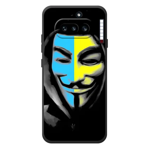 Чехол с рисунком «Анонимус патриот» для Nothing Phone (4a) Чехол с рисунком «Анонимус патриот» для Nothing Phone (4a)