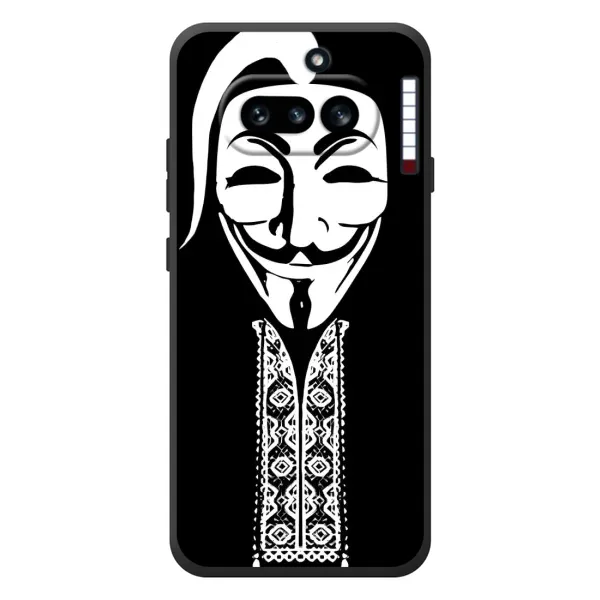 Чехол с рисунком «Анонимус» для Nothing Phone (4a) Чехол с рисунком «Анонимус» для Nothing Phone (4a)