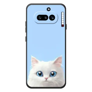 Чехол на тематику: Коты для Nothing Phone (4a) (Белый кот)