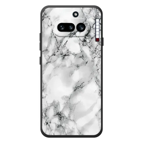 Чехол с рисунком «Белый мрамор» для Nothing Phone (4a)