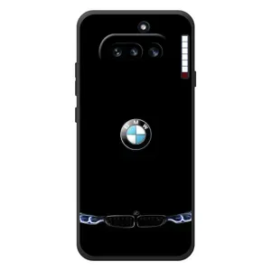 Силиконовый бампер с картинкой машины на Nothing Phone (4a) (Черный BMW)