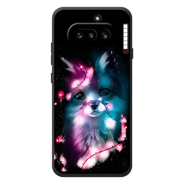 Чехол с рисунком «Черная Лиса» для Nothing Phone (4a)
