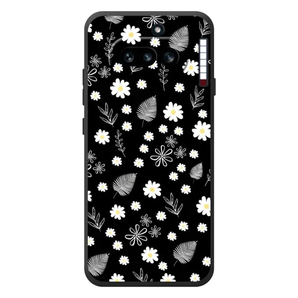 Чехол с рисунком «цветение на чорном» для Nothing Phone (4a) Чехол с рисунком «цветение на чорном» для Nothing Phone (4a)