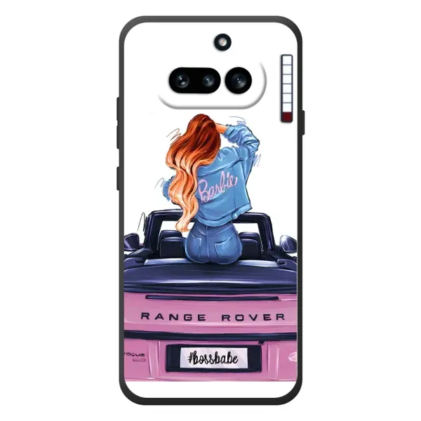 Чехол с рисунком «Девушка на машине» для Nothing Phone (4a) Чехол с рисунком «Девушка на машине» для Nothing Phone (4a)