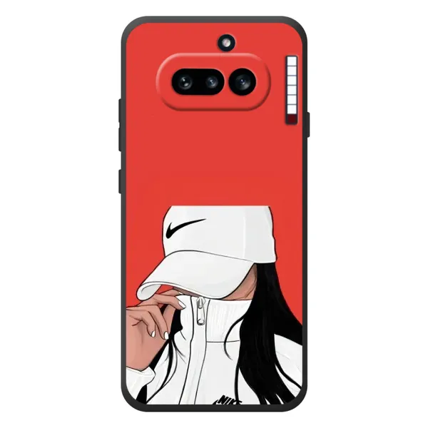 Чехол с рисунком «Девушка Nike» для Nothing Phone (4a) Чехол с рисунком «Девушка Nike» для Nothing Phone (4a)