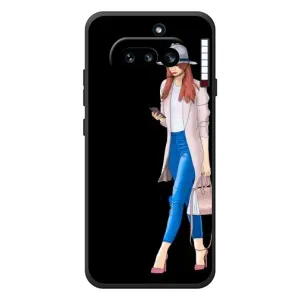 Чохол з картинкою Модні Дівчата Nothing Phone (4a) (Дівчина з телефоном)