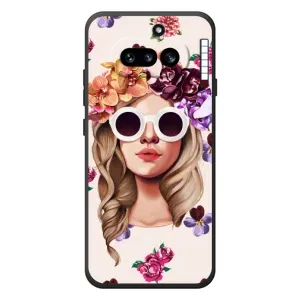 Чохол з картинкою Модні Дівчата Nothing Phone (4a) (Дівчина в окулярах)