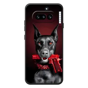 Чехол ДОБЕРМАН для Nothing Phone (4a) (Доберман злой)