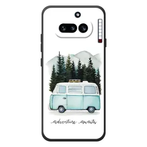 Силиконовый бампер с картинкой машины на Nothing Phone (4a) (Домик на колесах)