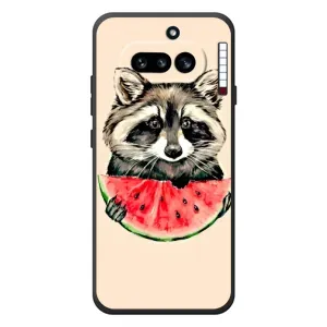 Силиконовый Чехол с Енотами на Nothing Phone (4a) (Енот)