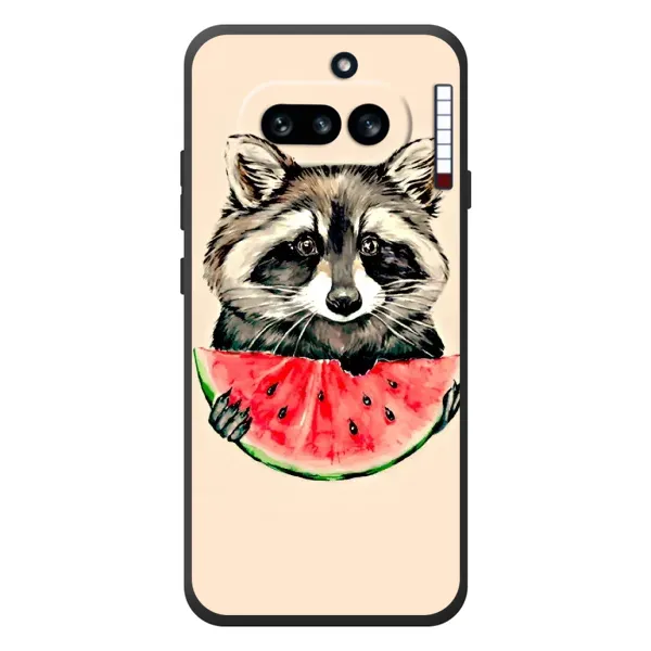 Чехол с рисунком «Енот» для Nothing Phone (4a) Чехол с рисунком «Енот» для Nothing Phone (4a)