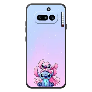 Чохол з малюнком Стіч для Nothing Phone (4a) (Ейнджел і Стіч)