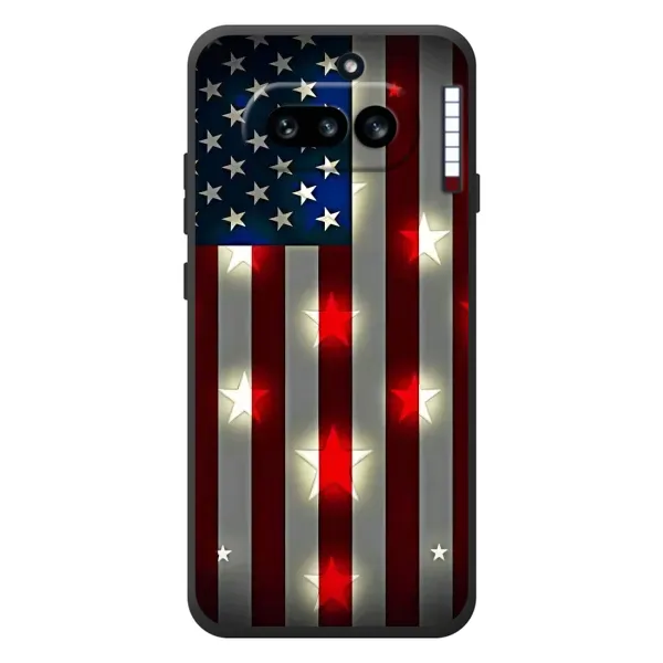 Чехол с рисунком «Флаг США 2» для Nothing Phone (4a) Чехол с рисунком «Флаг США 2» для Nothing Phone (4a)