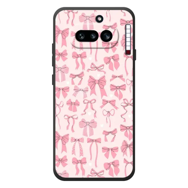 Чехол с рисунком «Фон бантики» для Nothing Phone (4a) Чехол с рисунком «Фон бантики» для Nothing Phone (4a)