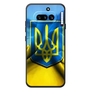Чохол з картинкою (Патріотичний ГЕРБ) на Nothing Phone (4a) (Герб і Прапор України)