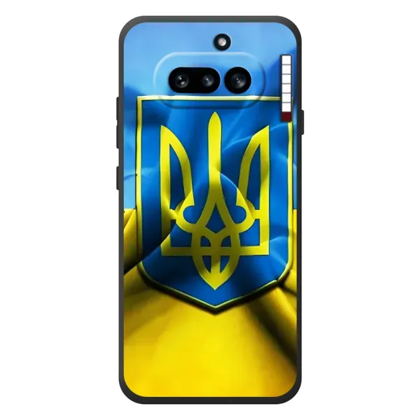 Чохол з малюнком «Герб і Прапор України» для Nothing Phone (4a) Чохол з малюнком «Герб і Прапор України» для Nothing Phone (4a)