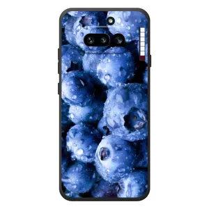 Чехол с изображением вкусной еды для Nothing Phone (4a) (Голубика)