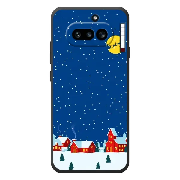 Чехол с рисунком «Город в снегу» для Nothing Phone (4a) Чехол с рисунком «Город в снегу» для Nothing Phone (4a)