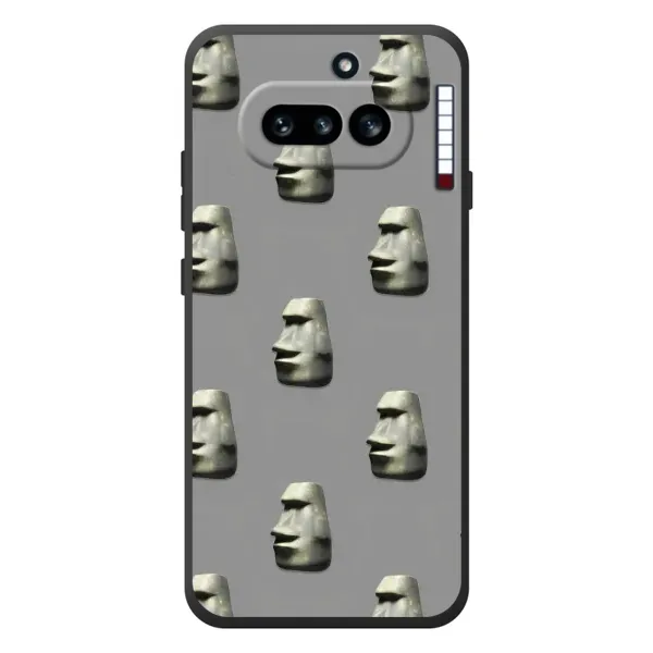 Чехол с рисунком «Каменное лицо» для Nothing Phone (4a) Чехол с рисунком «Каменное лицо» для Nothing Phone (4a)