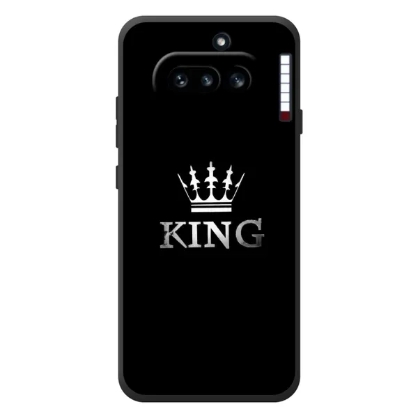 Чехол с рисунком «KING» для Nothing Phone (4a) Чехол с рисунком «KING» для Nothing Phone (4a)