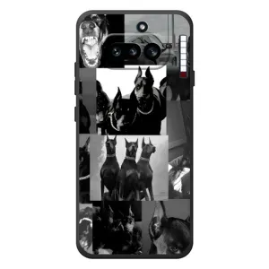 Чехол ДОБЕРМАН для Nothing Phone (4a) (Коллаж Доберман)