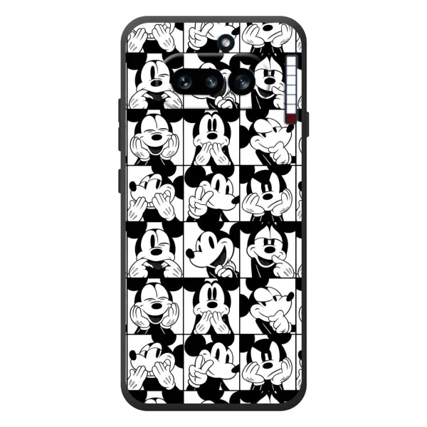 Чехол с рисунком «Коллаж Микки Маус» для Nothing Phone (4a) Чехол с рисунком «Коллаж Микки Маус» для Nothing Phone (4a)