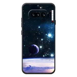 Чехол (ТПУ) с планетами на Nothing Phone (4a) (Космический вид)