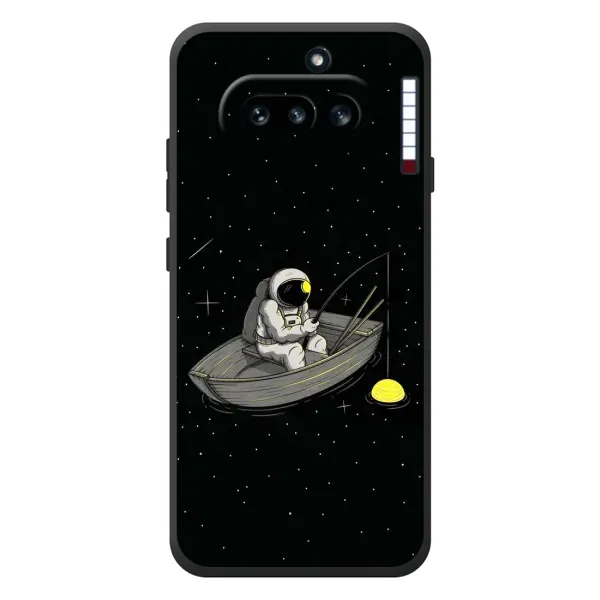 Чехол с рисунком «Космонавт на рыбалке» для Nothing Phone (4a) Чехол с рисунком «Космонавт на рыбалке» для Nothing Phone (4a)