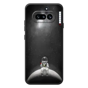 Силиконовый Чехол с принтом "Космонавты" на Nothing Phone (4a) (Космонавт романтик)